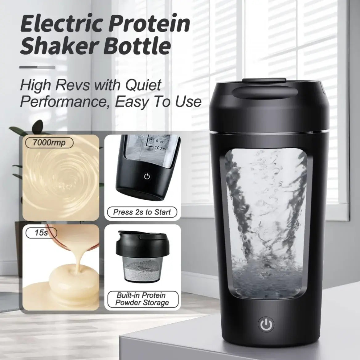 ShadowMix | Electric Shaker Bottle